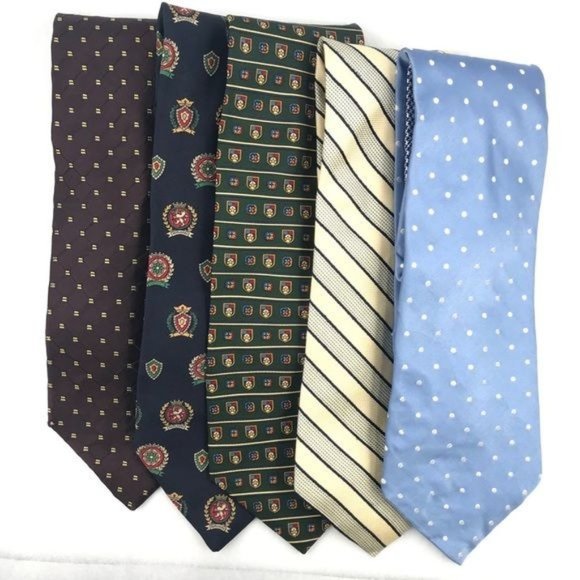 Tommy Hilfiger Men's Ties - Lot of 5 - Picture 1 of 16
